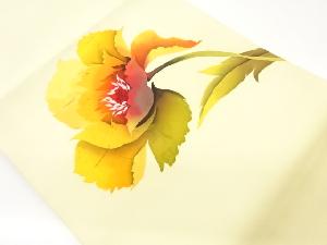 塩瀬花模様名古屋帯